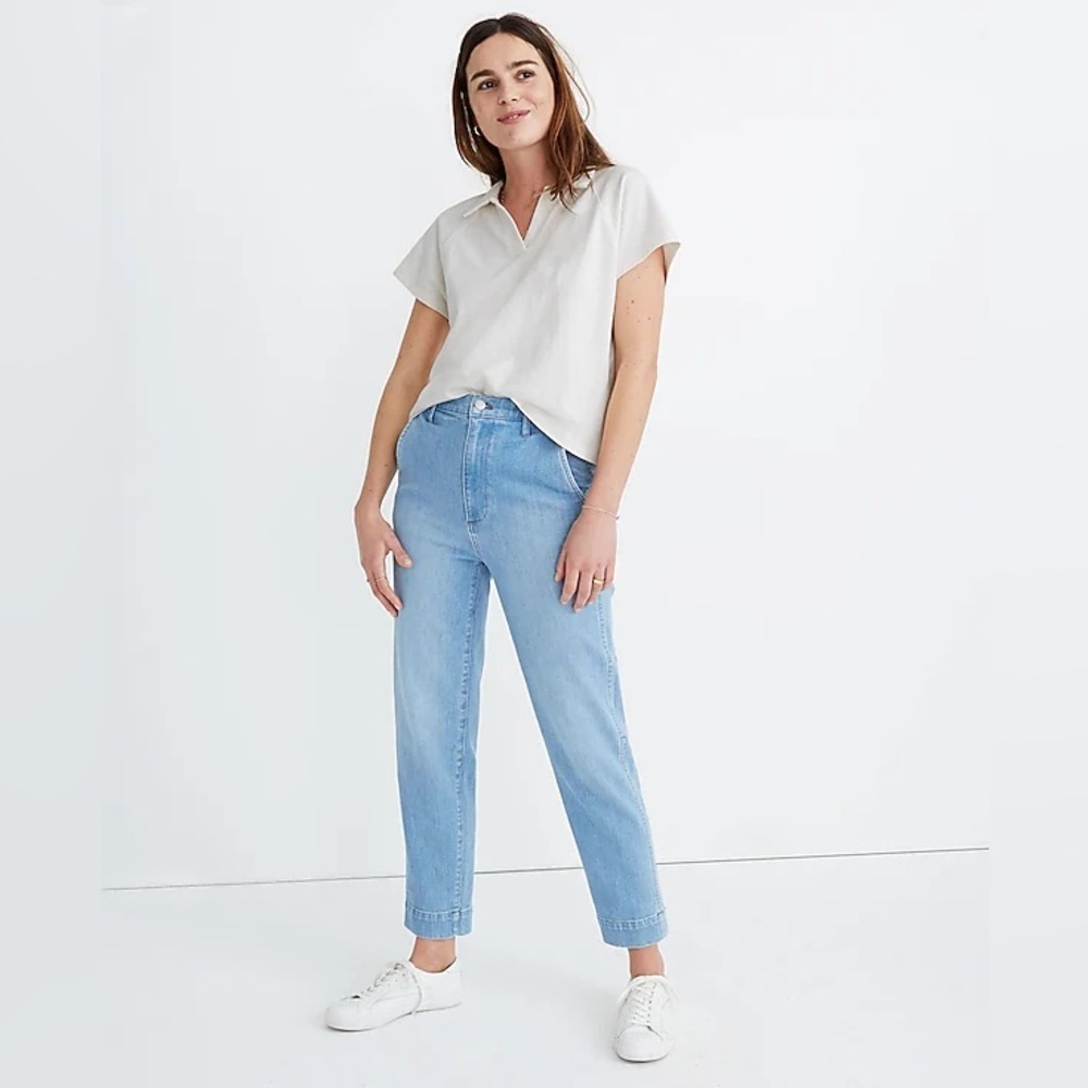 Madewell |  Boxy Polo Tee | Size: S